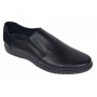 Pantofi barbati negri casual din piele naturala fara siret - De Suceava SP217ELN